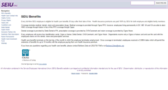 Desktop Screenshot of benefits.seiu.org